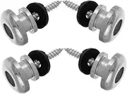 CATIEBYE Locking Guitar Strap Pins Set Acoustic Electric Bass Ukulele Guitar Strap Locks Button