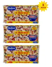 Hurst HamBeens Dried 15 Bean Soup, 20 oz x 3 Bags with original ham seasoning