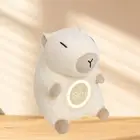 Capybara Alarm Clock for Kids, Bedside LED Clock Adorable Home Decor Dimmable