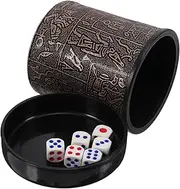 Kisangel 1 Set Party Dice Cup Game Dice Holder for Bar Lightweight for Indoor Outdoor Gatherings Family Fun Events