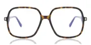 Tom Ford FT5764-B Blue-Light Block 052 Women’s Glasses Tortoiseshell Size 56 - Private Health Rebate - Blue Light Block Available