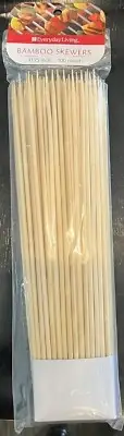 Everyday Living Bamboo Skewers 100 Count 11.75 Inch
