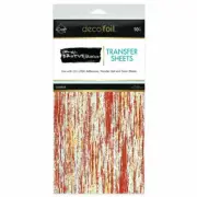 icraft Deco Foil Transfer Sheets SUNRISE 10pc 6x12 for Cards, Home Decor, Fabric