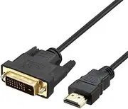 XYWHPGV Adapter Cable HDMI to DVI Cable Male to 24 1 Male for HDTV DVD Projector 1ft 30cm Black(1012d 8238b f64c4 c01af 3ee6a 22600
