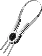Mango Cutter Slicer, Mango Splitter, Multifunctional Mango Papaya Pitaya Corer Tool for Pineapple, 430 Stainless Steel