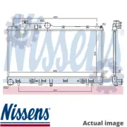 NEW RADIATOR ENGINE COOLING FOR SUBARU IMPREZA HATCHBACK GR GH G3 EL154 NISSENS