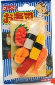Japanese Iwako Sushi Party Take Apart Eraser Set #1082 S-1841