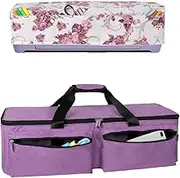 YELAIYEHAO Carrying Bag Compatible with Cricut Explore Air and Maker, Waterproof Tote Bag Compatible with Cricut Explore Air and Supplies (1+1, Purple)