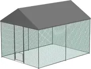 Heavy Duty Walk-In Chicken Coop with Metal Cage