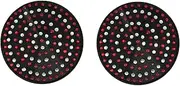 [ZGMYC] Sparkly Rhinestone Nipple Covers Round-shaped Breast Petals Reusable Adhesive Pasties Shiny Crystal Body Jewelry