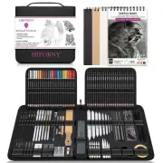 126 PCS Drawing Kit Sketching Pencil SetSketch Pencils Art Supplies with 3-C