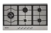 900mm Stainless Steel Gas Cooktop with Side Wok Burner, FFD, Cast Iron Trivets