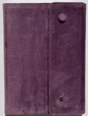 NEW Eccolo Soft Velvet Fabric Cover Notebook Journal Magnetic Closure 8.25" x 6"