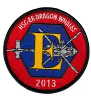 HSC-28 DRAGON WHALES 2013 BATTLE E PATCH