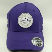 TCU Patch Go Frogs Black Clover TCU Pride Purple Adjustable Strap Back Hat Cap