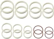 Yuauy Cycling Suspension Sponge Ring Oil 2 pcs of Each 30/32/34/35/36/38/40 mm Sealed Foam Shock Absorbing+ 2 pcs of Each 30/32 mm Travel O-Rings Stroke Circle for Bike Bicycle Front Fork