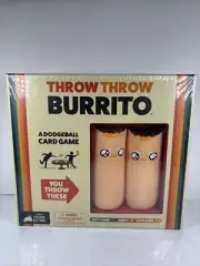 Throw Throw Burrito Card Game by Exploding Kittens Dodgeball New and Sealed