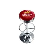 A Man & His Cave Carlton Draught Retro Bar Stool Pub Chair Round 59cm Red