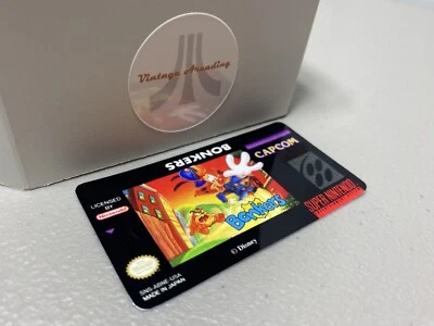Bonkers (SNES) Super Nintendo Replacement Game Label
