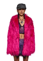 [Current Mood] Hot Recipe For Disaster Faux Fur Coat