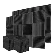 WENGWEI 52 Pack Acoustic Foam Panels,1" x 12" x 12"Acoustic Wedge Studio Foam...