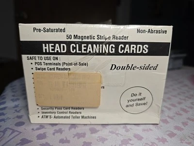 Zebra Print Head Cleaning Swabs and Magnetic Stripe Reader head cleaning cards