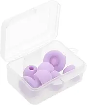 Silicone Sleep Earplugs Noise Reduction for Women Soft Comfortable for Sleep Reusable Hearing Protection for Travel Study