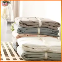 在飛比找蝦皮購物優惠-德金 日式簡約水洗棉床包床罩全棉純色宿舍床品純棉素色單雙人床