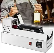 Horizontal PVC Capsule Shrinking Machine, 600W Capsule Heat Shrinker, Wine Bottle Capsule Sealing Machine, LCD Display Stepless Temperature Adjustment, for 80mm PVC Capsules