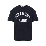 [Givenchy] Givenchy Lettering-print T-shirt M BLUE