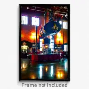 Pixel Art Poster - Awesome Brewery (8 Bit Psychedelic Trippy Video Game Print)