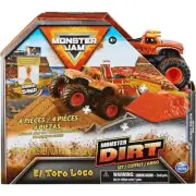 Monster Jam - Monster Dirt Starter Set Kinetic Sand & El Toro Loco 1:64 Truck