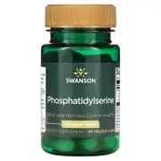 Swanson, Phosphatidylserine, 100 mg, 30 Veggie Caps