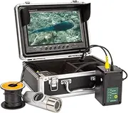 Portable Underwater Fishing Camera, 9 Inch HD Color Monitor Fish Finder Good and 20 Lighting Lights 30m Cable for Ice, Lake, Boat, Sea Fishing