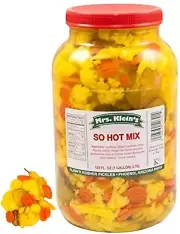 SO HOT MIX-Spicy Pickled Cauliflower Florets, Spicy Sliced Carrots, Sliced Pi...