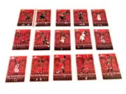NBA 99-00 UPPER DECK MVP MJ EXCLUSIVES #179-193 LOT OF 15 CARDS Jordan