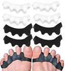 8 Pieces Gel Toe Separators for Hammer Toe, Toe Spacers Toe Straightener Bunion