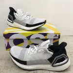 🔥爆走兄弟🔥ADIDAS ULTRABOOST 19 編織 B37707 愛迪達 BOOST 白色 白黑 線條 男鞋