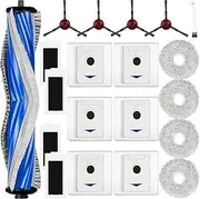 Pack of 20 Accessories for Ecovac Deebot T30 / T30 Pro Omni Robot Vacuum Cleaner, 1 Main Brush, 6 Dust Bags, 4 Mop Pads, 4 Filters, 4 Side Brushes, 1 Cleaning Brush