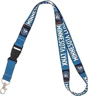 Desert Cactus Minnesota Lynx Lanyard Keychain Detachable WNBA Breakaway Snap Buckle National Basketball Association Car Keys ID Badge Holder (Lanyard A), Multicolored