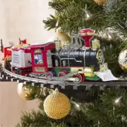 Zk-christmas Train In The Center Of The Christmas Tree 258051 Battery Powered Train, 33 Lights, Christmas Melody, Christmas Decorations The Train Will