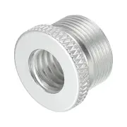 Mic Stand Adapter 3/8 Female to 5/8 Male Thread Aluminum Alloy Adapter Silver