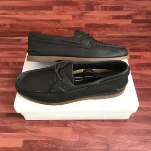 Sperry Top Sider 一腳蹬黑膠皮革正品原裝