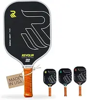 Drift Pure Pickleball Paddle – Made in USA – Widebody 16mm Pickleball Paddle – BioFLX+ Technology for Control + Spin – USAPA Approved