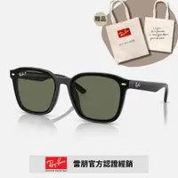 在飛比找PChome24h購物優惠-【RayBan 雷朋】膠框太陽眼鏡(RB4392D-601/