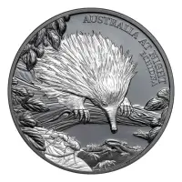 在飛比找momo購物網優惠-【臺灣金拓】白銀銀幣2020 紐埃島夜裡的澳洲系列 - 針鼴