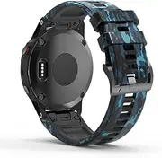 Fleshy Leaf 22mm Band Camouflage strap Compatible for Garmin Fenix 7,Fenix 6,Fenix 6 Pro,Fenix 5,Fenix 5 Plus,Approach S60 S62,Forerunner 935 945,Quick Release Strap Wristband