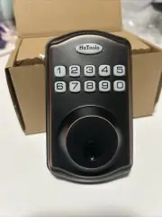 Keyless Entry Door Lock Keypad Digital Deadbolt Lock Bronze