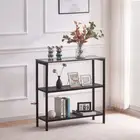 3 Tier Console Table Hallway Entry Shelving Unit Display Plant Stand 30x90cm