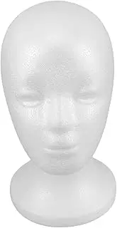 Vaguelly Head Mannequin Display Stand for Wigs and Hats Realistic Wig Holder Lightweight and Versatile Storage for Accessories for Showcasing
